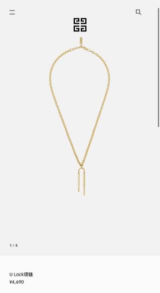 Givenchy necklace 05lyh08