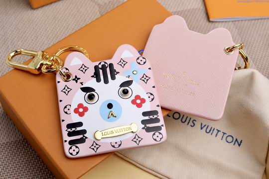 LV keyring 粉色小猫