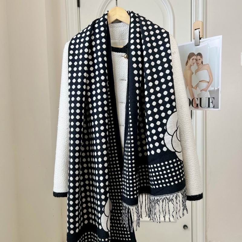 Chanel Scarf 60X180cm 100%羊毛 E090111