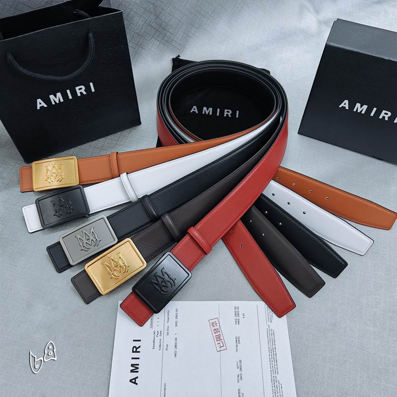 Amiri belt 38mmX90-125cm lb87
