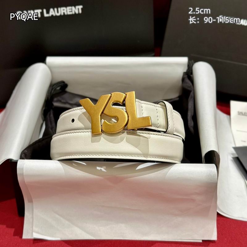 YSL belt 25mmX90-115cm 8L05